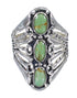 Southwest Sterling Silver And Turquoise Ring Size 6-1/4 VX62421